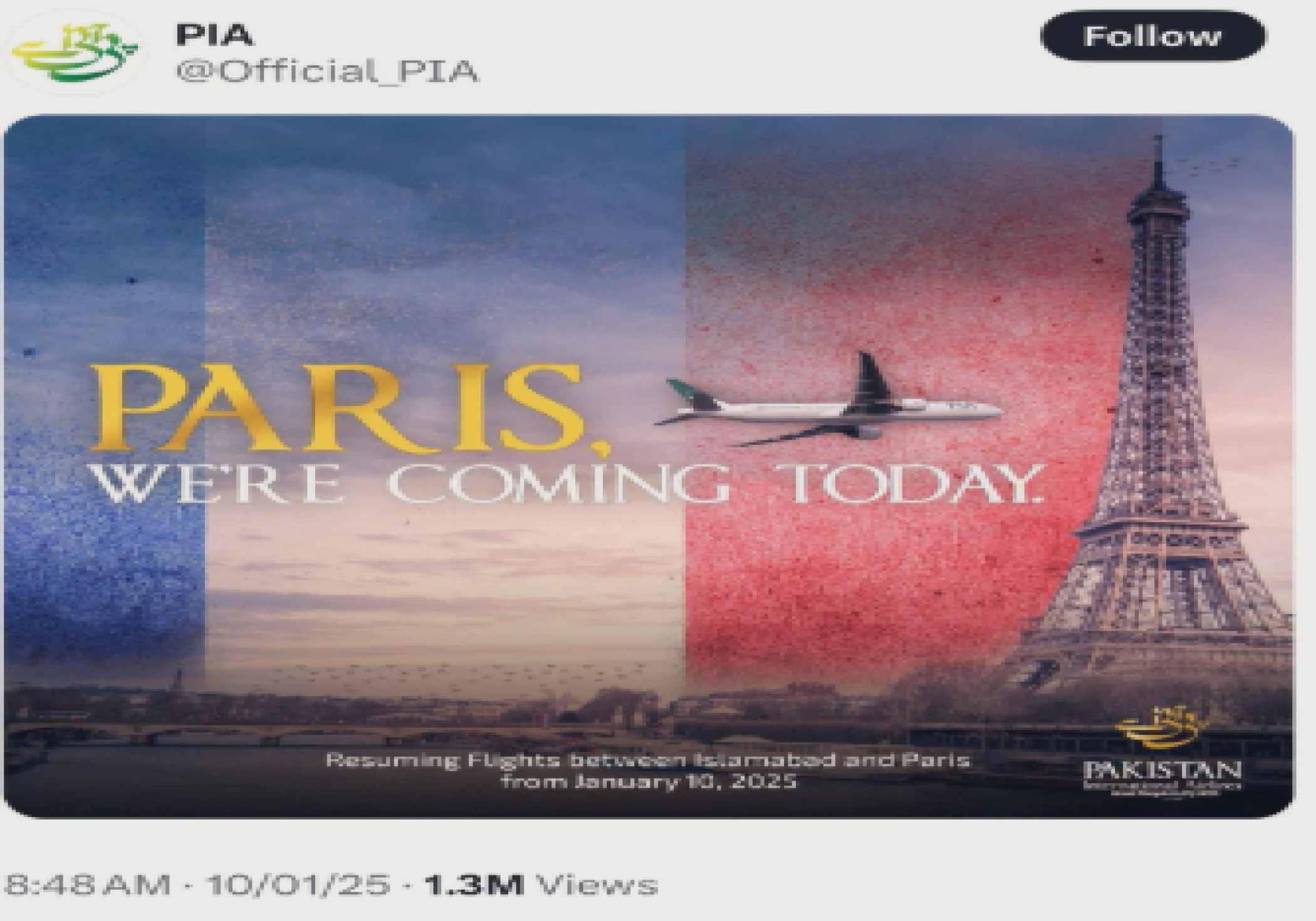 Pakistani Airline’s ‘Paris, We’re Coming’ Ad Sparks Outrage Over Controversial Imagery